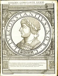 Constantius II, illustration fra 